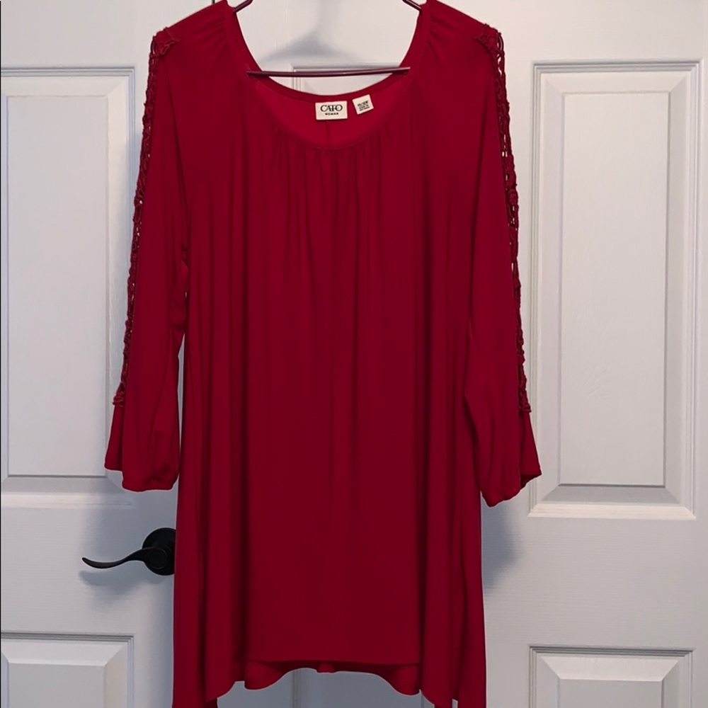 Red tunic